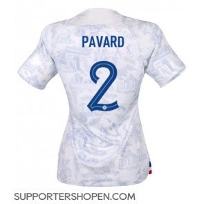 Frankrike Benjamin Pavard #2 Borta Matchtröja Dam VM 2022 Kortärmad